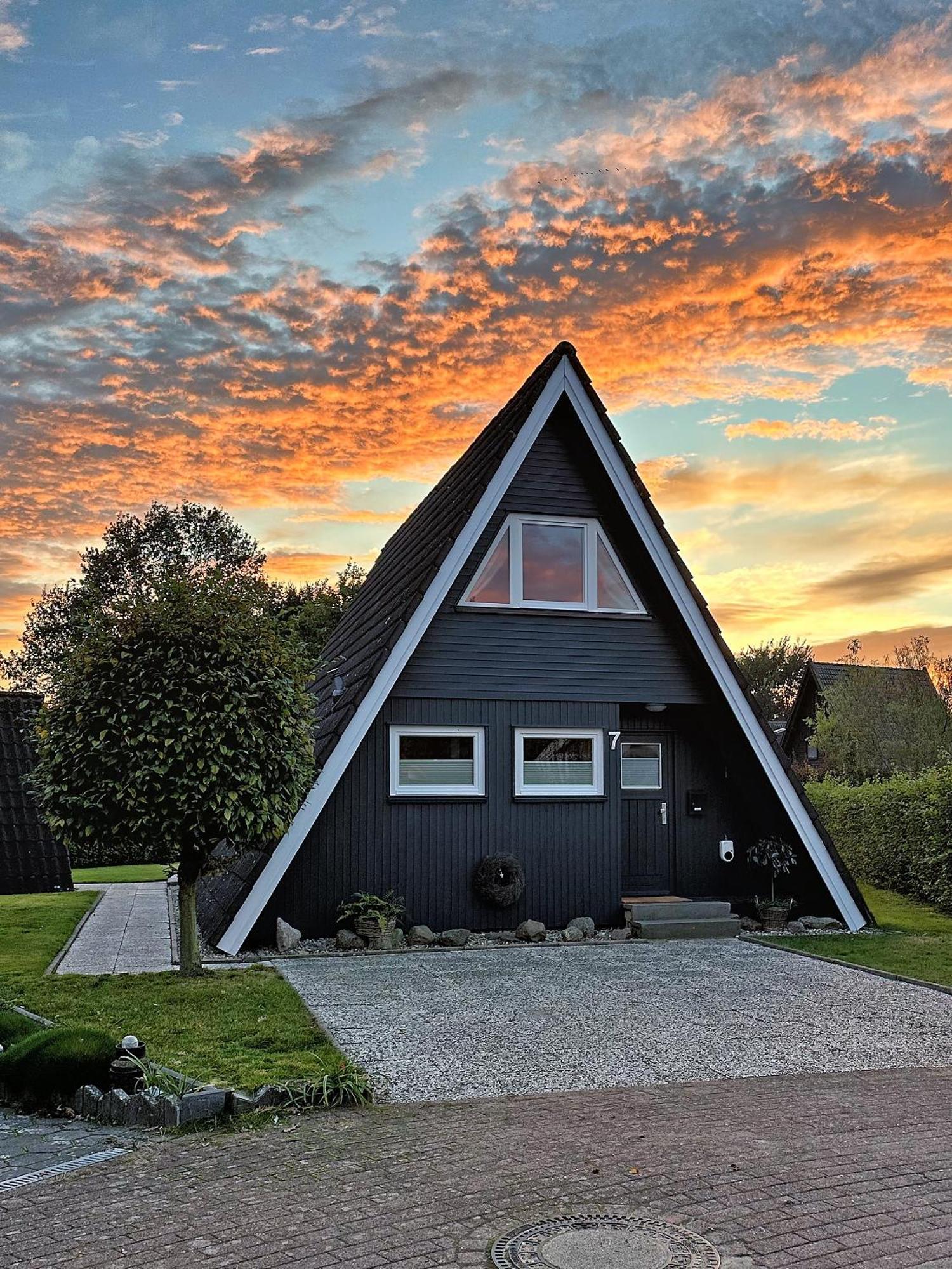 Nur-Dach-Haus Am Alfsee Rieste Extérieur photo