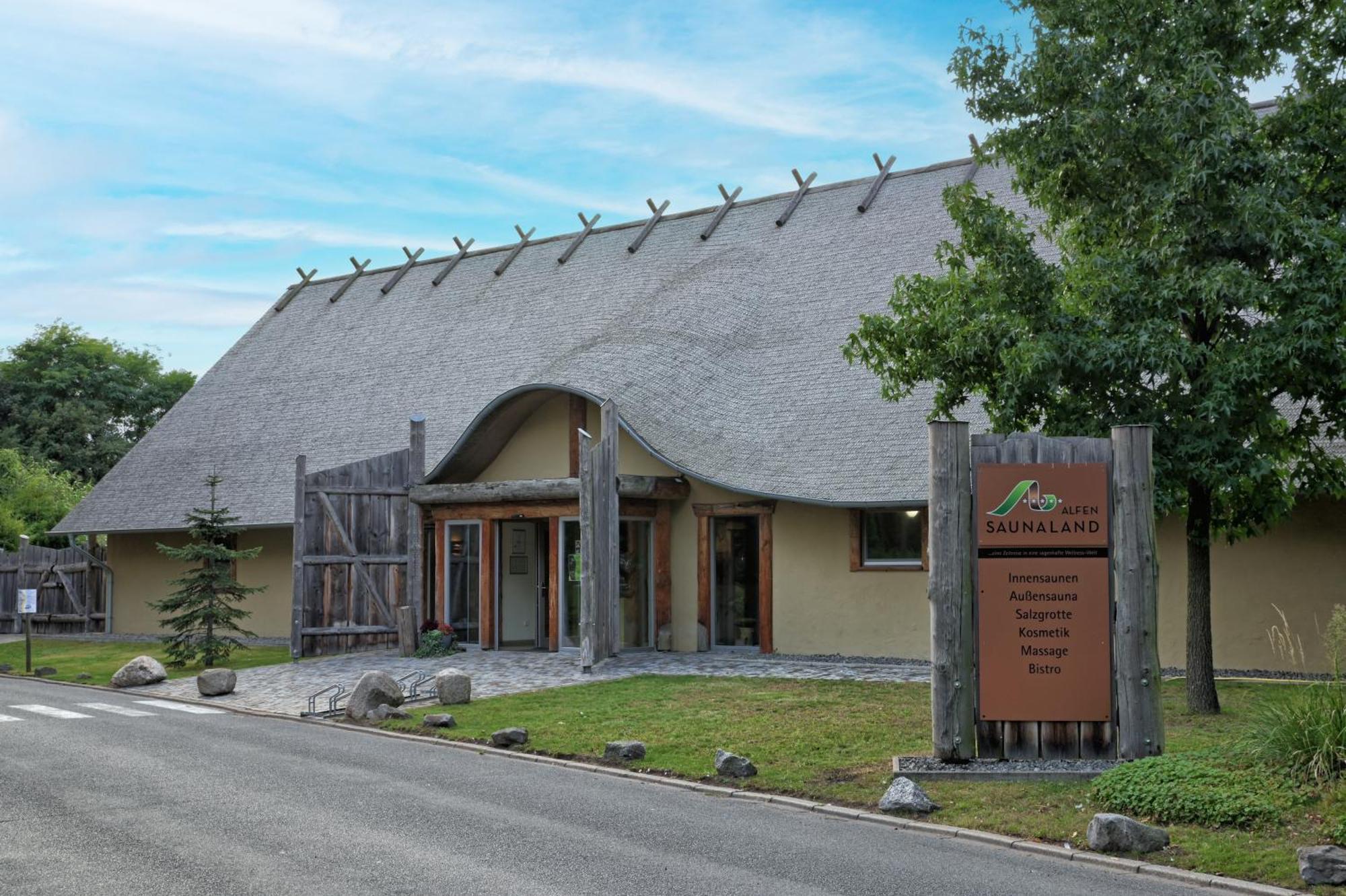 Nur-Dach-Haus Am Alfsee Rieste Extérieur photo